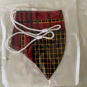African Face Masks- checkered